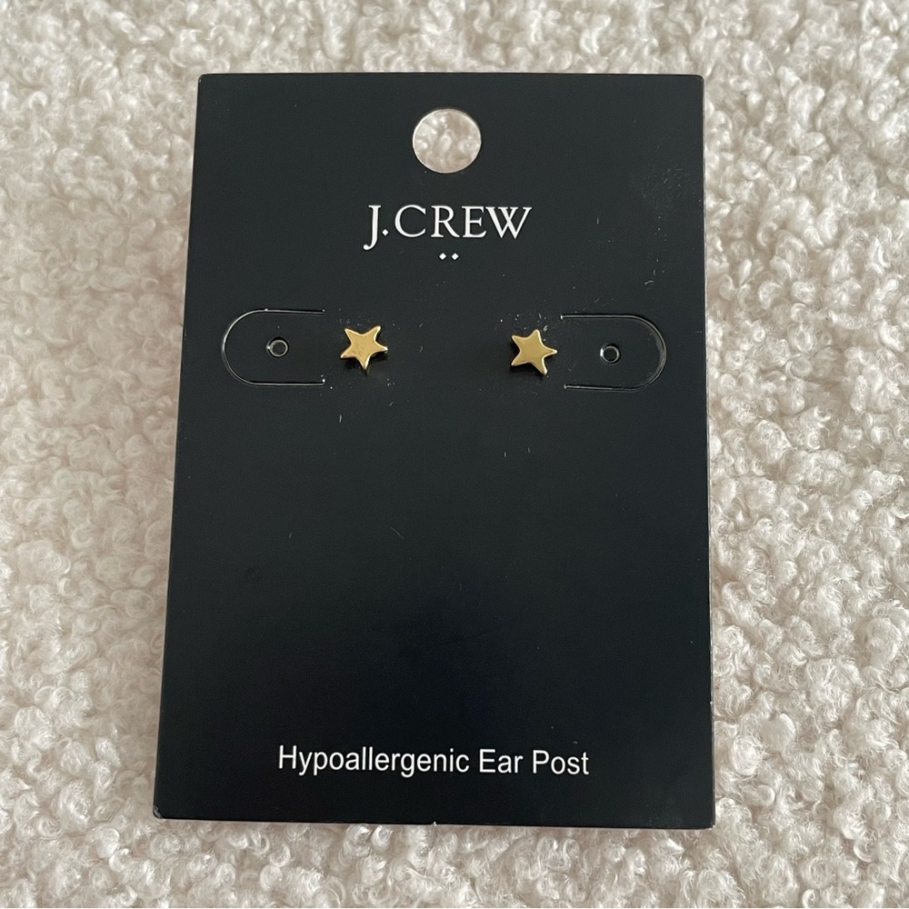 J.Crew Gold Stud Earrings
